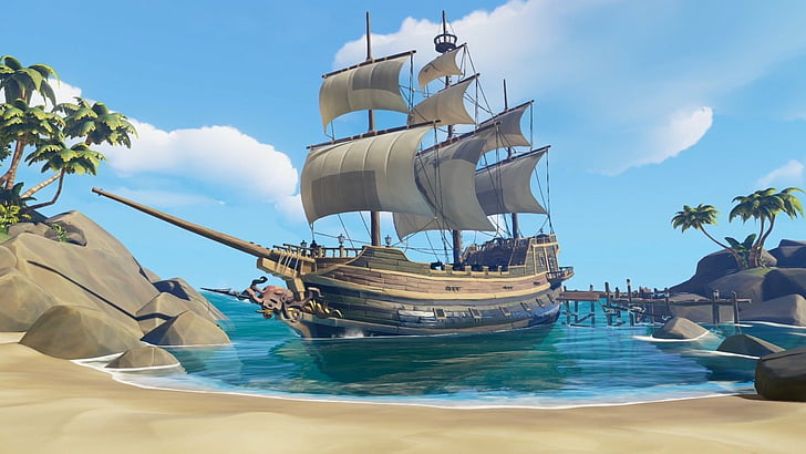 วิดีโอเกม Sea of ​​Thieves เรือ, วอลล์เปเปอร์ HD