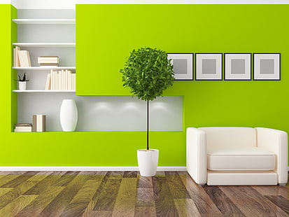  flower, furniture, interior, chair, living room, HD wallpaper HD wallpaper