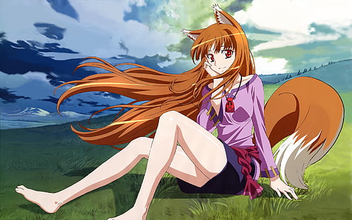 Spice und Wolf, Holo, Anime, Anime Girls, Wolf Girls, Okamimimi, HD-Hintergrundbild HD wallpaper
