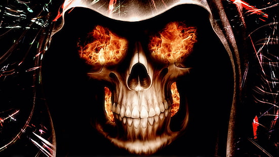 skull desktop background pictures, HD wallpaper HD wallpaper