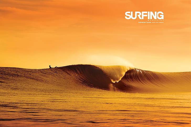 сърфисти, вълни, вода, списание SURFER, HD тапет