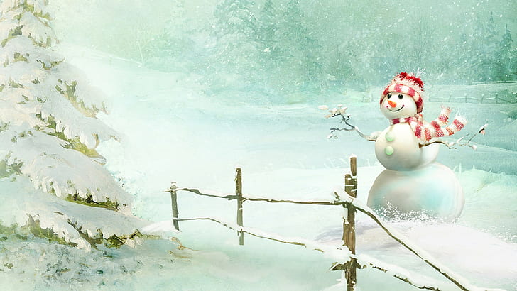 Navidad, muñeco de nieve, 4k fotos, ultra hd, Fondo de pantalla HD |  Wallpaperbetter