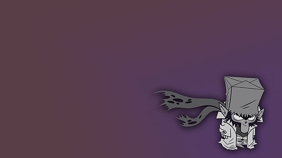 Mojo Jojo, Powerpuff Girls, Bösewichte, Minimalismus, einfarbig, HD-Hintergrundbild HD wallpaper