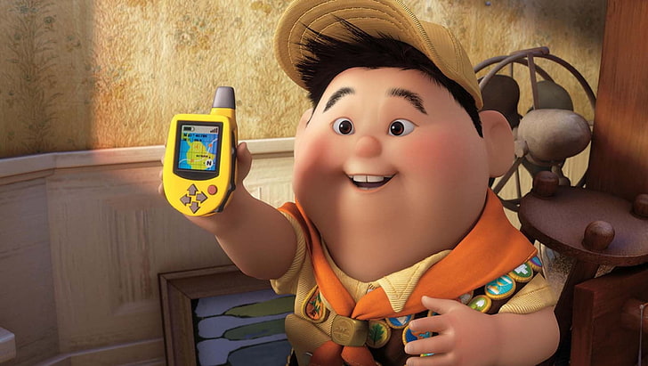 Russel of Up movie, Up (movie), movies, scouts, HD wallpaper