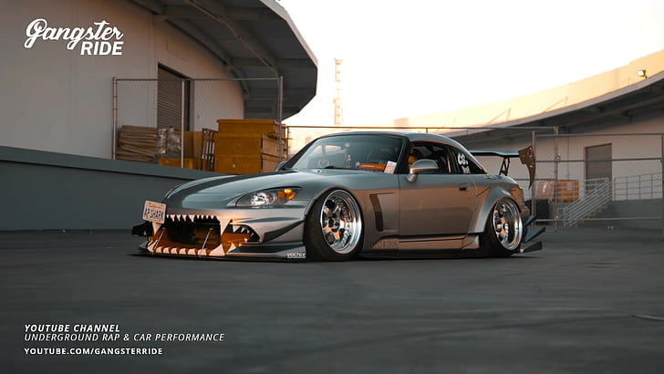 Honda S2000, Modified, S2000, Stance Nation, The Shark S2000, Tuner Car, youtube, HD wallpaper