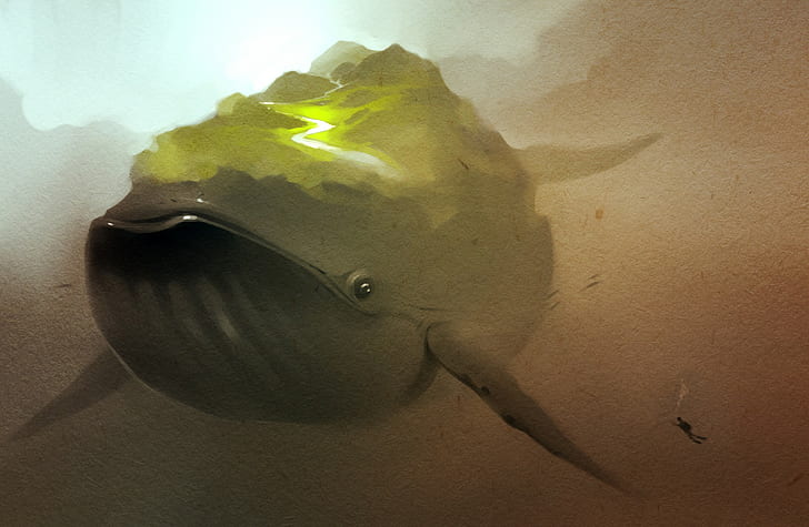 ศิลปะแฟนตาซีปลาวาฬ, วอลล์เปเปอร์ HD
