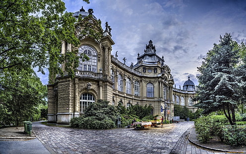 Schlösser, Vajdahunyad Schloss, Budapest, Ungarn, HD-Hintergrundbild HD wallpaper