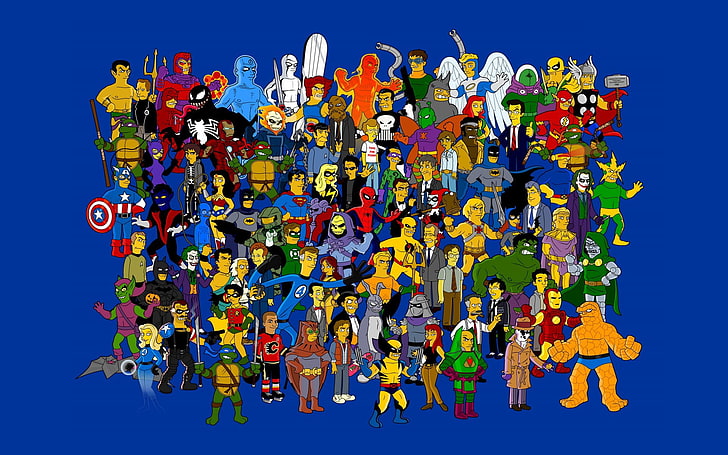 hjältar tv-serien geek the simpsons 1920x1200 Underhållning TV-serien HD Art, geek, Heroes (TV-serien), HD tapet