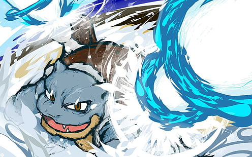 Ilustrasi Pokemon Blastoise, Pokemon, Blastoise, Wallpaper HD HD wallpaper