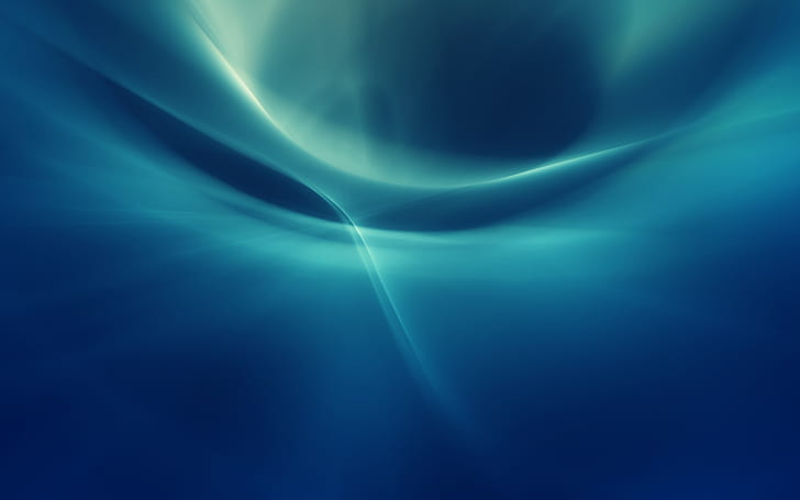 Aqua blue, Curves, HD wallpaper