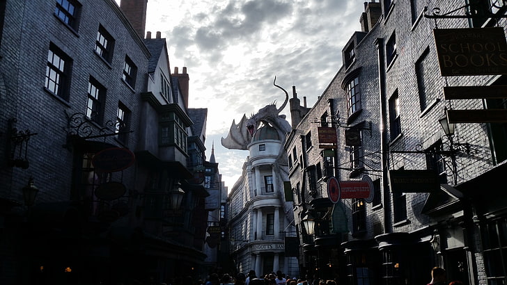 screenshot del filmato, Harry Potter, drago, Universal Pictures, Florida, Sfondo HD
