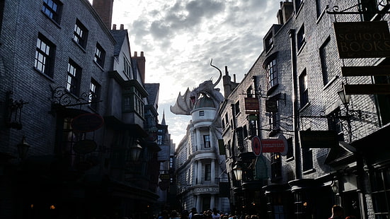 screenshot del filmato, Harry Potter, drago, Universal Pictures, Florida, Sfondo HD HD wallpaper