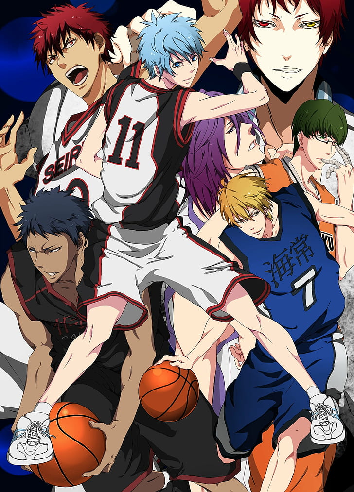 anime, boys, cool, kuroko no basket kuroko tetsuya, series, HD wallpaper