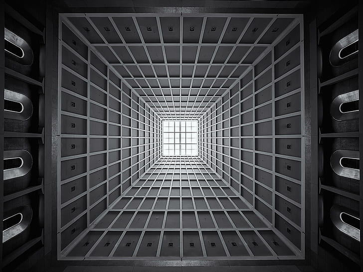 Shanghai, ceiling, hypnotic, Dean Mullin, HD wallpaper