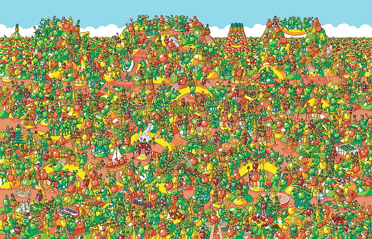 เกม, Waldo อยู่ที่ไหน, การ์ตูน, Waldo, วอลล์เปเปอร์ HD