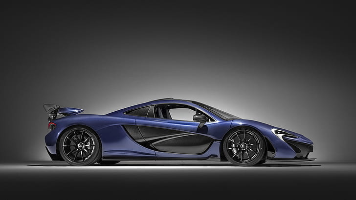 McLaren P1, Auto, Fahrzeug, Scheinwerfer, einfacher Hintergrund, HD-Hintergrundbild
