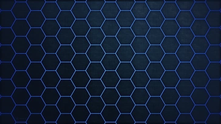 abstract, Starkiteckt, hexagon, HD wallpaper