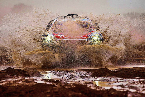 грязь, грязь, суперкар, автомобиль, ралли, HD обои HD wallpaper