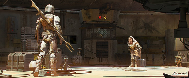 Der Mandalorianer, Star Wars, Fernsehserie, Tatooine, HD-Hintergrundbild HD wallpaper
