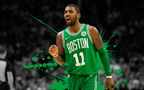 Basketball, Kyrie Irving, Boston Celtics, NBA, HD wallpaper HD wallpaper