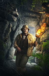 Jack Black, Jumanji: Welcome to the Jungle, 4k, Tapety HD HD wallpaper