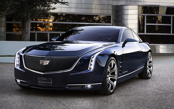 2013 Cadillac Elmiraj Concept, carro esporte preto cadillac, conceito cadillac, cadillac elmiraj, carro conceito cadillac, HD papel de parede