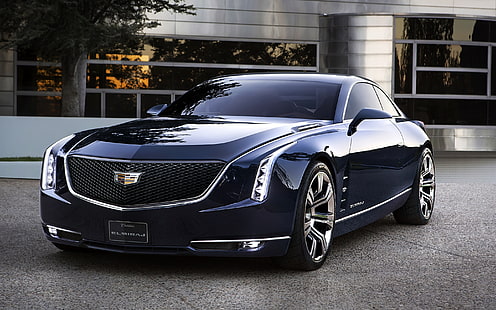 2013 Cadillac Elmiraj Concept, черный спортивный автомобиль Cadillac, концепт Cadillac, Cadillac Elmiraj, концепт-кар Cadillac, HD обои HD wallpaper