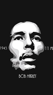 Bob Marley, Bob Marley illustration, musik,, sångare, låtskrivare, HD tapet HD wallpaper