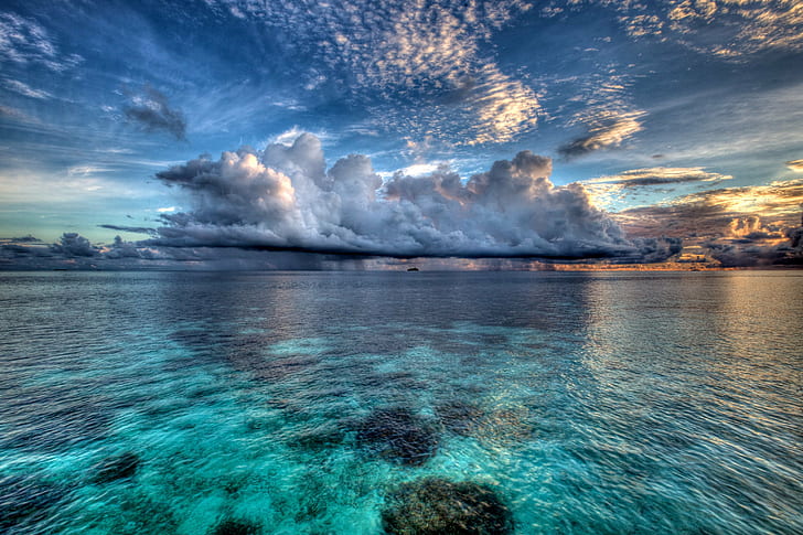 снимка на море, Малдиви, Малдиви, Малдиви, снимка, море, HDR, слънце, залез, вода, Отстъпление, Индийски океан, океански плаж, Спа, пляскане, облак, Пътуване, Майски остров, Атоли, Ваканция, горещо време, плажове , най-голямо, синьо небе, островна държава, островчета, Малдивски острови, Република Малдиви, двадесет и шест атола, Лакадивно море, Азия, Махал, Дийб, Мал, دبي, Мале Атол, корали, острови, Мале Атол, Меджлис, Starwood Capital , W Хотели, Малдивски остров, Север, Ари Атол, Каквото и да е, Услуга, най-добрият, най-добрият в света, Удивително, Шнорхелинг, Къща, хотели, курорти, Хотел, Риф, природа, облак - Небе, плаж, пейзаж, живопис, небе, синьо, брегова линия, красота в природата, HD тапет