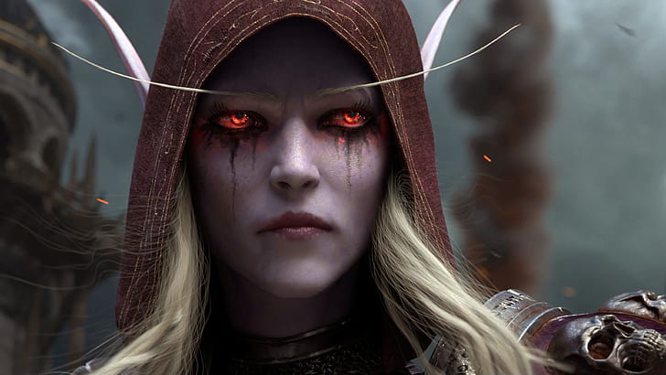 Blizzard Entertainment, Sylvanas Windrunner, World Of Warcraft, The battle for Azeroth, Lady Banshee, HD wallpaper