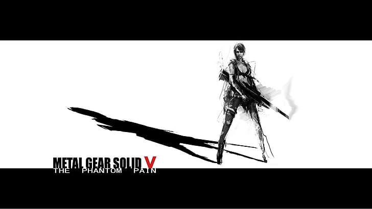 Okładka gry Metal Gear Solid V, Metal Gear Solid V: The Phantom Pain, gry wideo, Kojima Productions, Quiet, simple, video game girls, Metal Gear Solid, Tapety HD