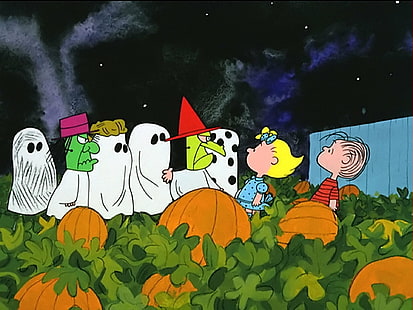 Film, Ini Labu Hebat, Charlie Brown, Charlie Brown, Halloween, Liburan, Kacang Tanah (Kartun), Wallpaper HD HD wallpaper