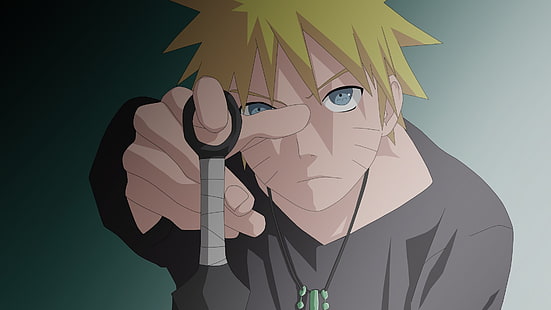 anime, Naruto Shippuuden, Uzumaki Naruto, kunai, HD tapet HD wallpaper