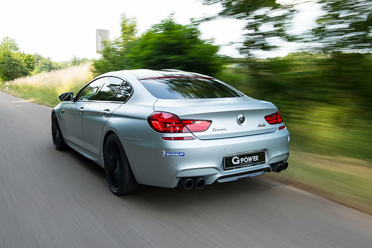 2014, bmw, coupe, f06, g-power, gran, m-6, tuning, HD wallpaper