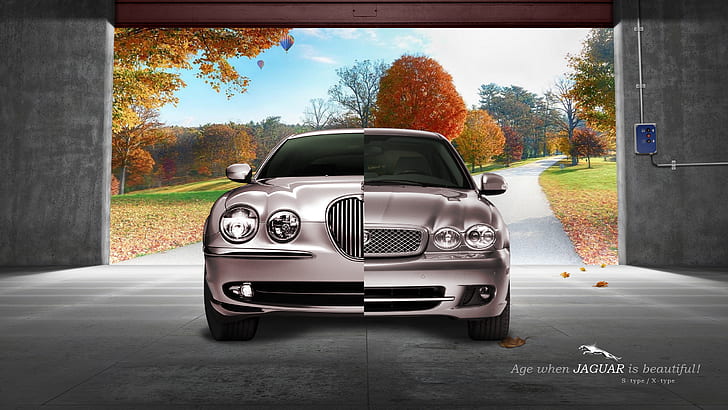 jaguar x-type, jaguar s-type, luxury cars, Vehicle, HD wallpaper
