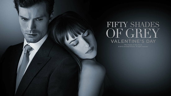 Film, Fifty Shades of Grey, Dakota Johnson, Jamie Dornan, Wallpaper HD HD wallpaper