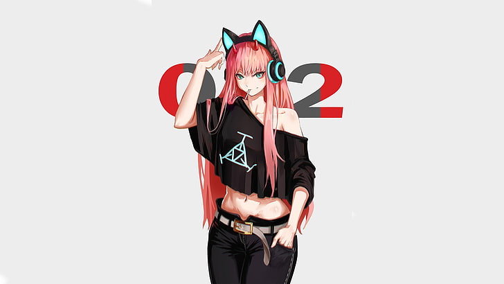 Anime, Sayang di FranXX, Zero Two (Sayang di FranXX), Wallpaper HD
