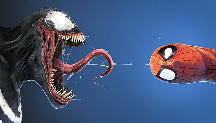 Fondo de pantalla de Spider-Man y Venom, Spider-Man, Fondo de pantalla HD