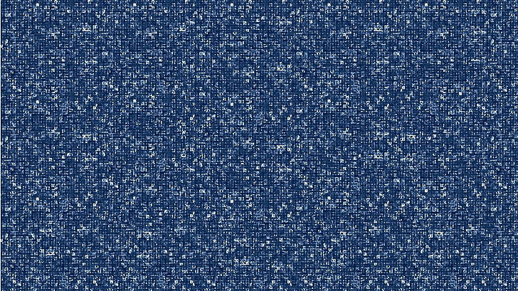azul e branco têxtil, resumo, pixels, padrão, HD papel de parede
