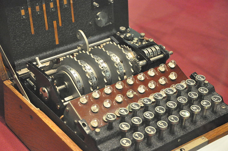 машина, военни, немски, Enigma, криптиране, военноморски, четири, HD тапет