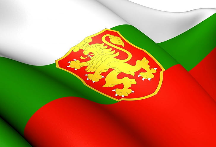 Bulgarien, Flagge, HD-Hintergrundbild
