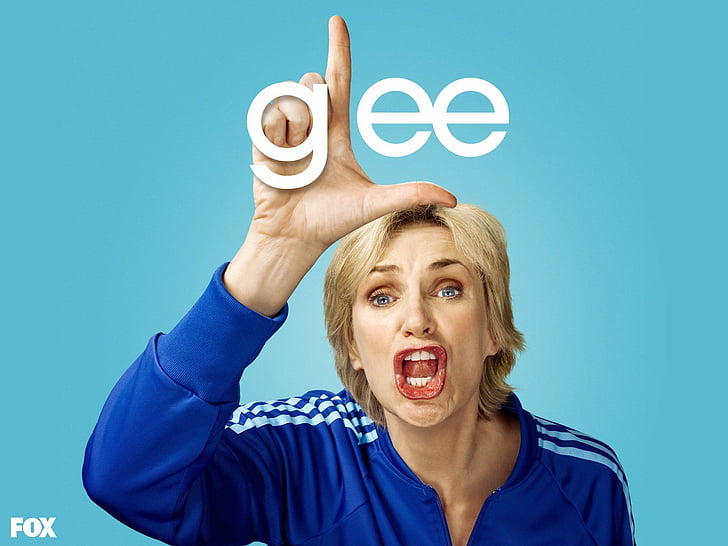 Émission de télévision, Glee, Jane Lynch, Sue Sylvester, Fond d'écran HD