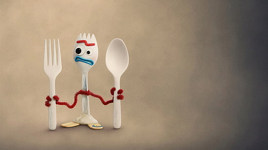Film, Toy Story 4, Forky (Toy Story), Wallpaper HD HD wallpaper