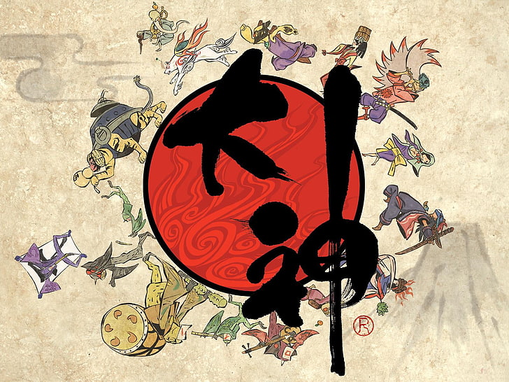 aksara kanji, matahari, Jepang, perang, karakter, teknik bertarung, Wallpaper HD