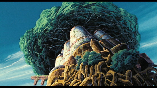 laputa castle in the sky, HD wallpaper HD wallpaper
