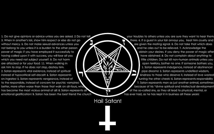 Satanism, Satan, Anton Salazar LaVey, HD wallpaper