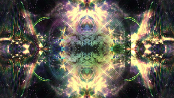psychedelic, trippy, abstrak, Wallpaper HD
