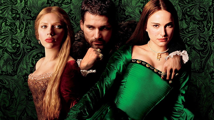 filmy, The Other Boleyn Girl, Natalie Portman, Scarlett Johansson, Eric Bana, Tapety HD