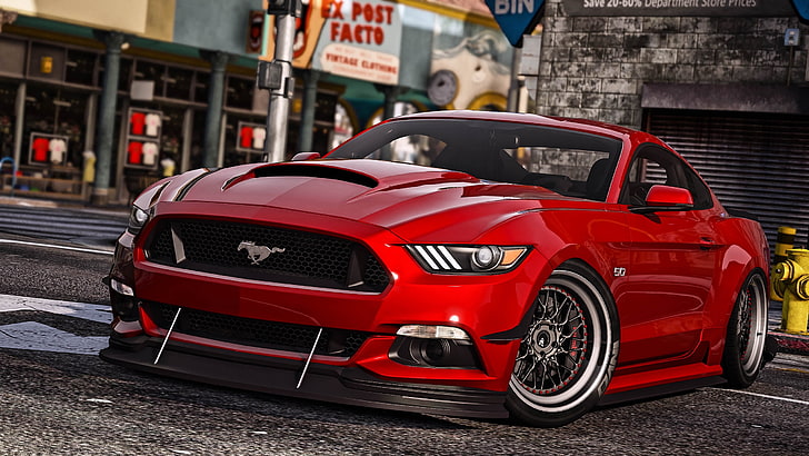 Ford Mustang, GTA, GT350, Grand Theft Auto V., HD tapet
