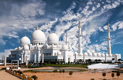 Masjid, Masjid Agung Sheikh Zayed, Wallpaper HD HD wallpaper